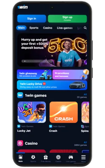 1Win APK official site